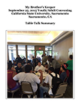 Download My Brother’s Keeper Youth/Adult Convening Table Talk Summary (.pdf)