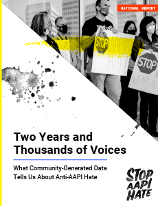Pictured:  Cover of Two Years and Thousands of Voices report