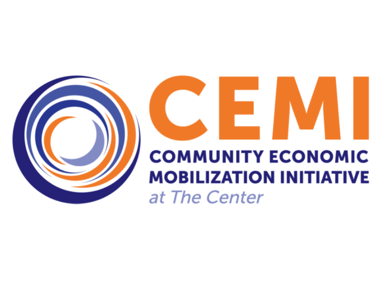 CEMI Community Economic Mobilization Initiative at The Center logo CEMI Community Economic Mobilization Initiative at The Center logo