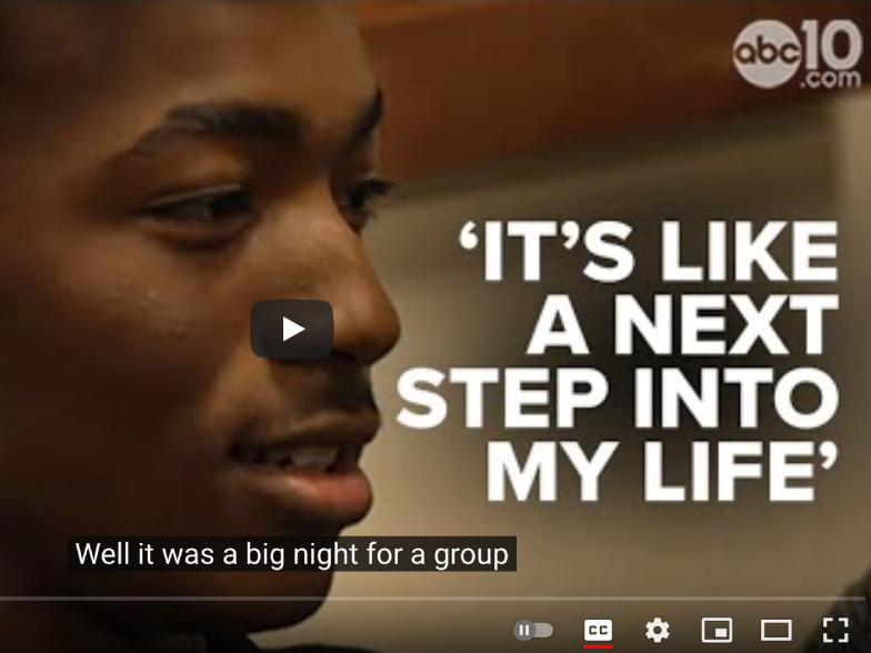 Pictured: Screenshot of 'My Brother's Keeper' graduation in Sacramento recognizes Black excellence video