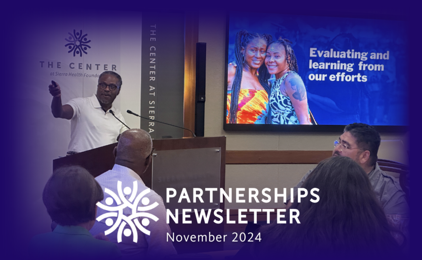 The Center's Partnerships eNews Cover for November 2024