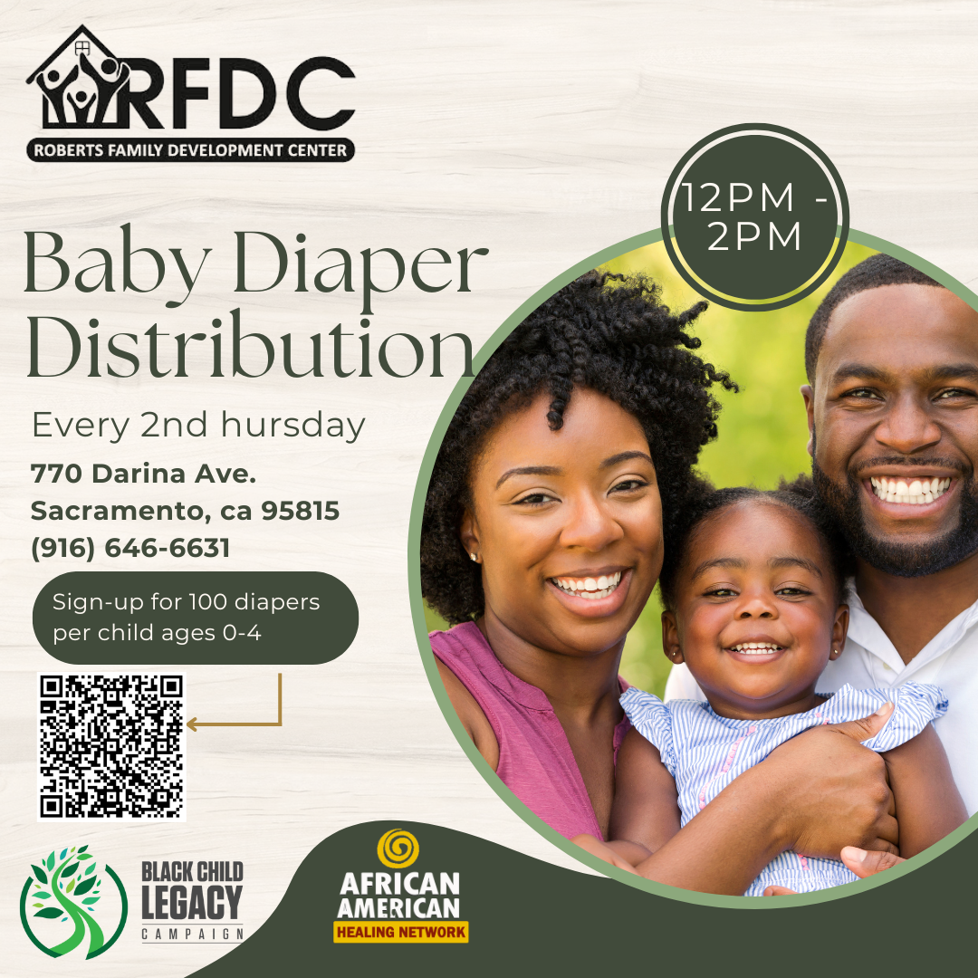 Pictured: Flyer for Baby Diaper Distribution